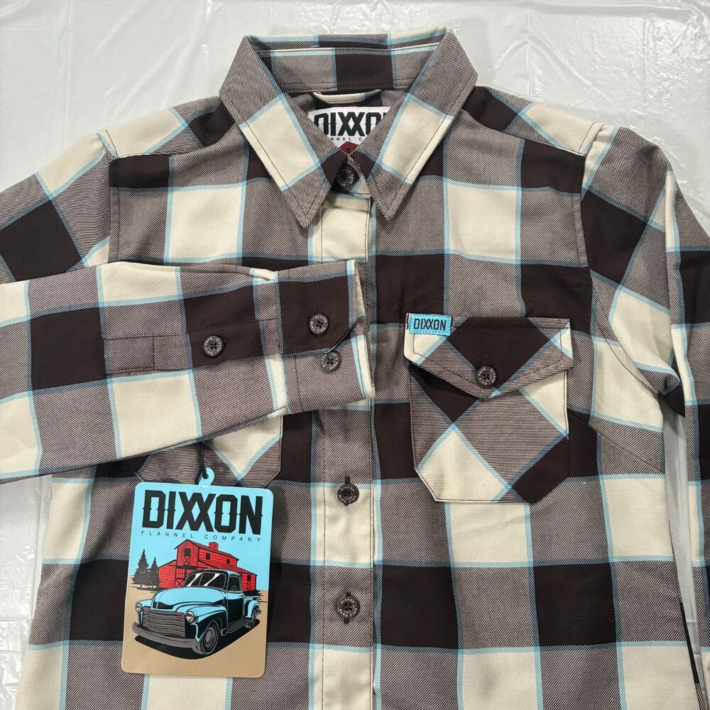 Dixxon Flannel “The Barn Find Women's Small Plaid Long Sleeve Button Shirt NEW